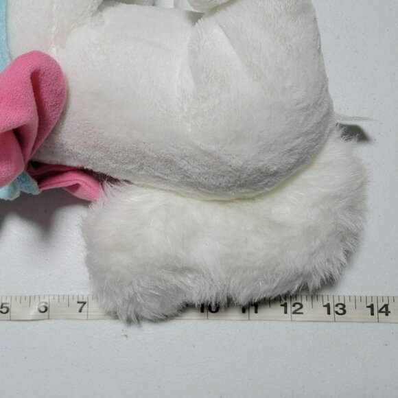 Disney Aristocats Marie 13 inch Plush Kitty Cat Pink Bow Bib Stuffed Animal Toy - Picture 9 of 9